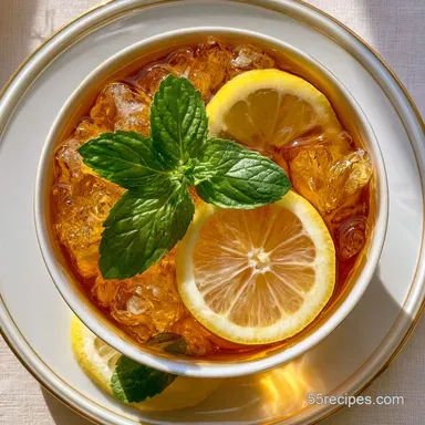 Arnold Palmer Drink for 4 Servings Recipe Card