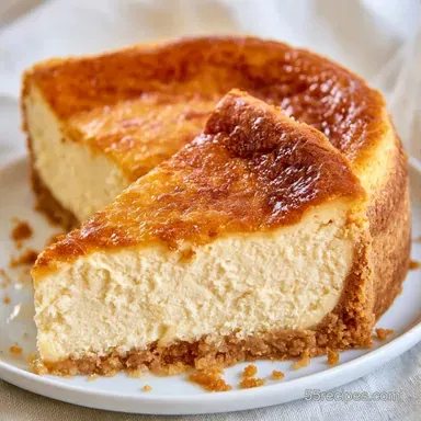 German Cheesecake with Quark Recipe Card