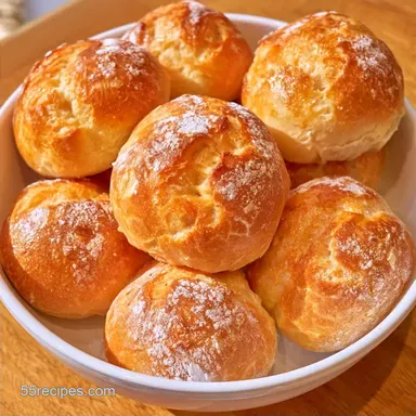 German Dinner Rolls: Shattering Crust