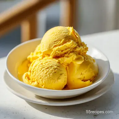 Authentic Peruvian Lucuma Ice Cream for 8 Servings