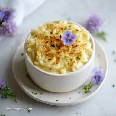 Macaroni Gratin in 50 Minutes: Authentic French Pasta Recipe Recipe Card