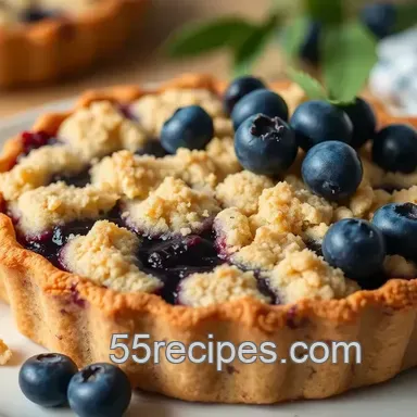 How to Bake Blueberry Crumble Pie | Vegan Delight: A Delicious Treat