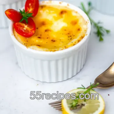 Bake Crab Brûlée - Luxurious Seafood Delight presentation