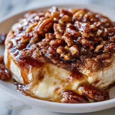 Baked Brie with Pecans in 20 Minutes Recipe Card