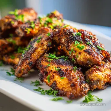 Blackened Chicken Wings Recipe for 4 Servings