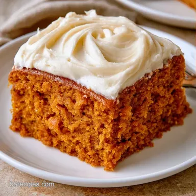 Brown Sugar Pumpkin Cake in 55 Minutes Recipe Card