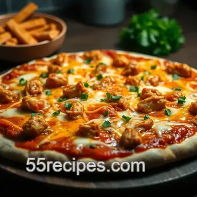 My Favorite Chicken Wing Pizza Recipe: Spicy & Cheesy Delight
