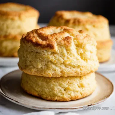 My GoTo Southern Biscuit Recipe Flaky Buttery Recipe Card