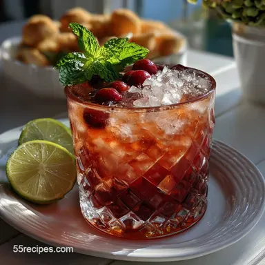 Cape Codder Drink Recipe: Crisp Vodka Cranberry Cocktail Recipe Card