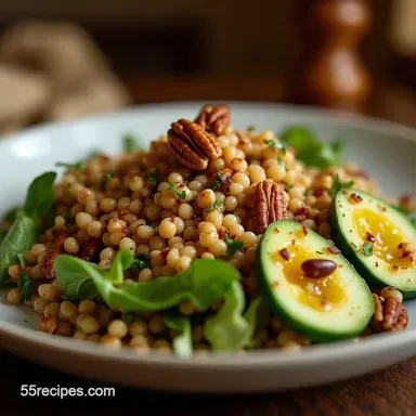 The Proper Charlie Bird Farro Salad with Lemon Vinaigrette Recipe Card