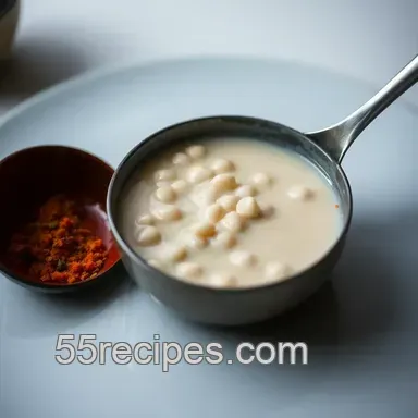 Easy Vegan Vietnamese Sweet Soup Dessert Recipe: Chè Bà Gò Delight Recipe Card