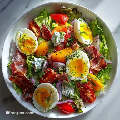 Chef Salad Ingredients: Meal Prep Ready in 20 Minutes Recipe Card