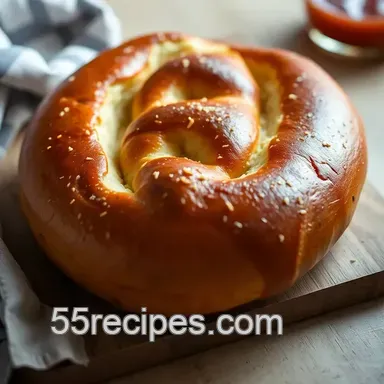Soft & Chewy Pretzel Hot Dog Bun: The Ultimate BBQ Treat Recipe Card