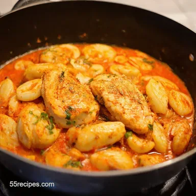 Easy Chicken Scampi Recipe Garlicky Goodness in Minutes Recipe Card