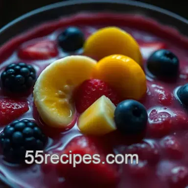 Chilled Berry Bliss – An Easy Frozen Fruit Cup Recipe