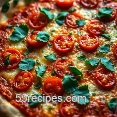 Easy & Juicy Chimichurri Tomato Pizza Recipe Italian: My Family Favorite! Recipe Card