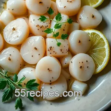 Elegant Citrus-Infused Scallop Crudo: A Fresh Taste of the Ocean Recipe Card