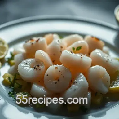 Elegant Citrus-Infused Scallop Crudo: A Fresh Taste of the Ocean