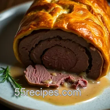 Classic Beef Wellington: A Visual Recipe for Your Next Celebration Recipe Card