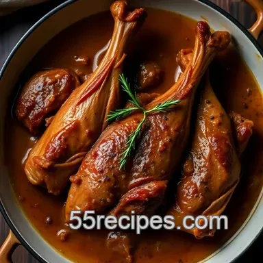 Classic Duck Confit Recipe: My Family's Favorite French Comfort Dish Recipe Card