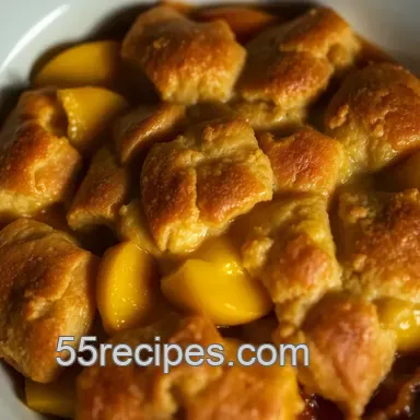 Easy How to Cook Peach Cobbler: A Classic Southern Dessert Recipe Recipe Card