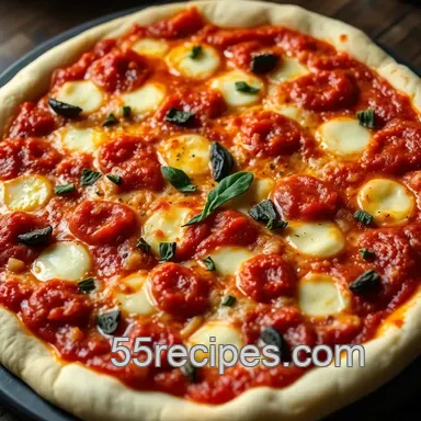 Easy & Delicious Costco-Style Pizza: Discover the Calorie Count! Recipe Card