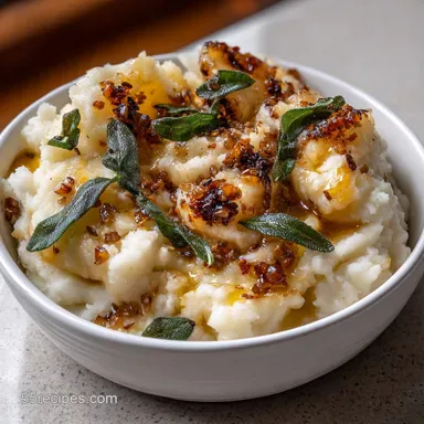 Cooked Turnips: Creamy Brown Butter Mash Recipe Recipe Card