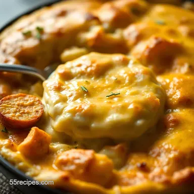 Pub-Style Pot Pie Recipe: Creamy Chicken & Root Veg! Recipe Card
