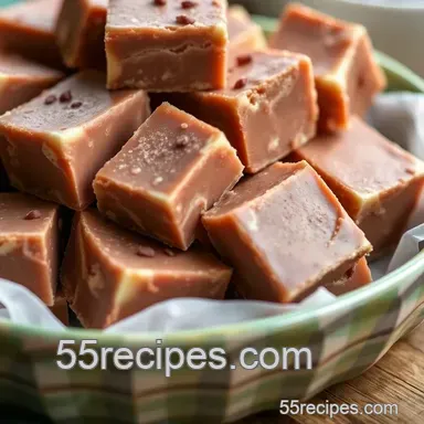 How to Make Delicious Irish Candy: Creamy Chocolate Potato Fudge Recipe Card