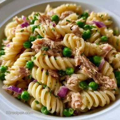 Creamy Cold Tuna Pasta Salad Meal Prep