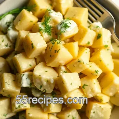 Easy Creamy Dill Potato Salad with Dried Dill - Perfect for Picnics!