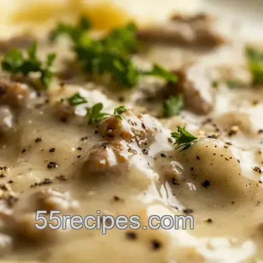 Sausage Gravy Recipe: Creamy Southern Comfort in Minutes!
