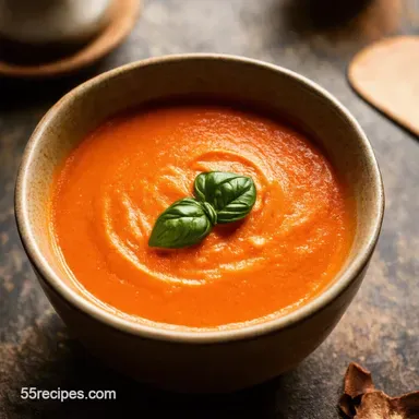 Creamy Tomato Basil Soup Recipe A Hug in a Bowl Recipe Card