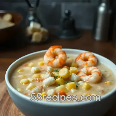 Shrimp Corn Soup: Seaside Chowder Ready in a Jiffy!
