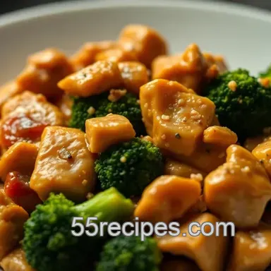 Easy & Juicy Thai-Inspired Peanut Butter Chicken Stir Fry: Your New Family Favorite