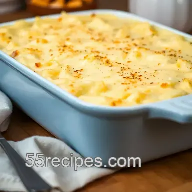 Creamy Twice Baked Potato Casserole – A Comfort Food Delight presentation