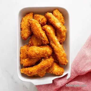 Crispy Baked Chicken Strips Healthier Than Takeout