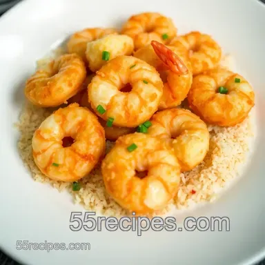 Crispy Outback Coconut Shrimp with Sweet Chili Dipping Sauce presentation