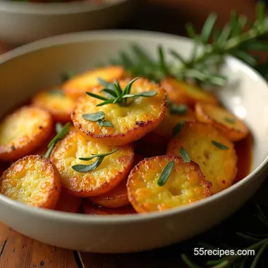 Best Crispy Parmesan Smashed Potatoes Recipe Oven Roasted Recipe Card