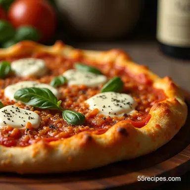 The Ultimate Crispy Spaghetti Pizza Recipe Italian Comfort Recipe Card