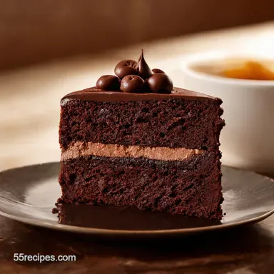 Decadent Chocolate Torte My OneBowl Dark Chocolate Dream Recipe Card