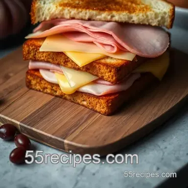 Decadent Monte Cristo Sandwich Recipe: A Sweet and Savory Delight Recipe Card