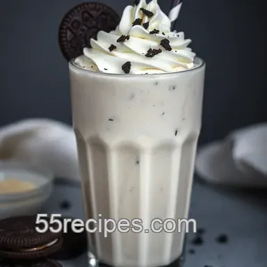 Easy Cookies and Cream Milkshake Recipe: A Classic Family Favourite Recipe Card