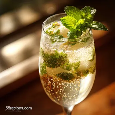 Lychee Drink Recipe: The Sparkling Mint Refresher (Easy Mocktail)