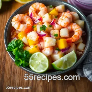 How My Grandmother's Ceviche Ecuatoriano Brings Summer Joy Recipe Card