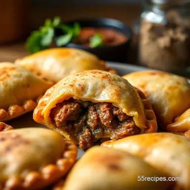 Easy Empanada Recipe: Savory Beef Treats! Recipe Card