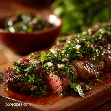 Chimichurri Recipe: The Essential Argentinian Sauce for Steak Recipe Card