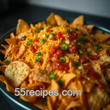 Fiesta Nacho Bake: Easy and Delicious Mexican Trash Recipe Recipe Card