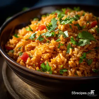 Spanish Rice: Vibrant, Fluffy Restaurant-Style Arroz Rojo Recipe Card
