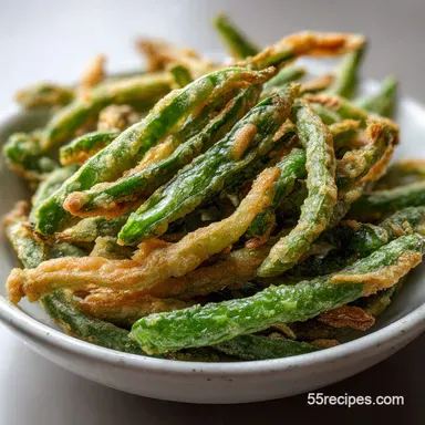 Fried Green Beans Recipe: Crispy & Easy Recipe Card